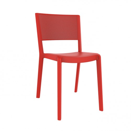 Spot terrasstoel rood Resol