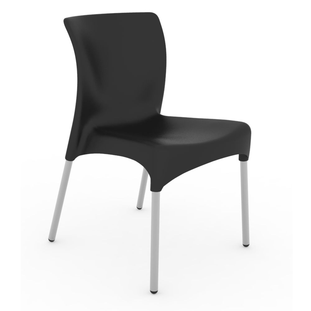 Moon terrasstoel zwart vanaf: