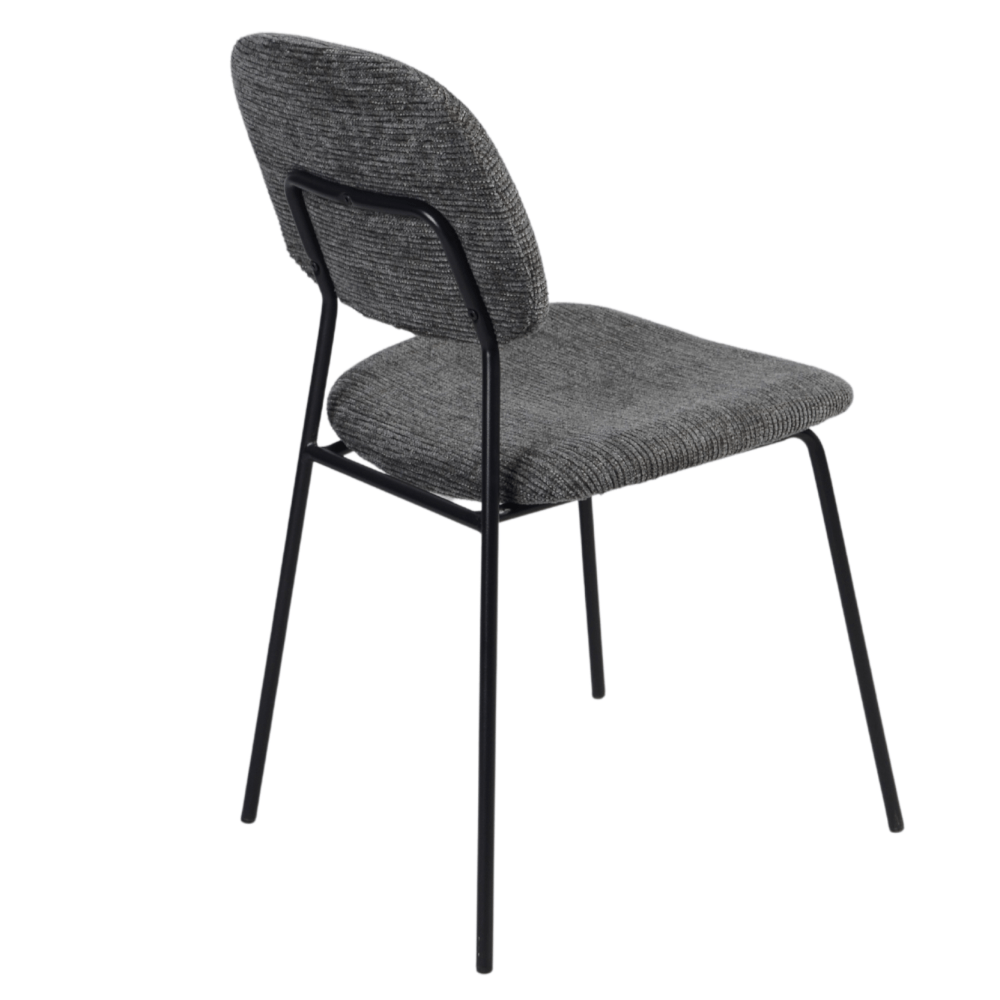 Sebas restaurantstoel antracietgrijs - Afbeelding 2