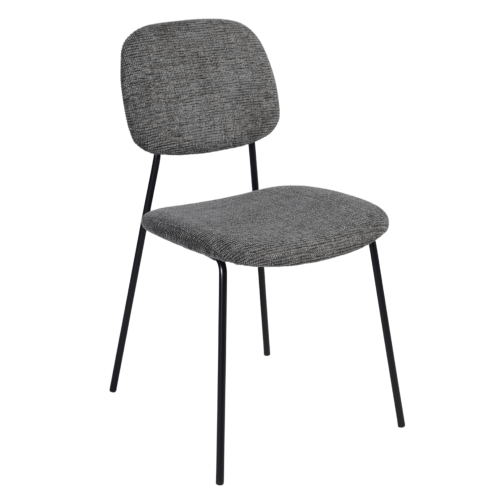 Sebas restaurantstoel antracietgrijs