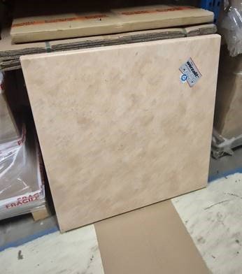 Tafelblad Werzalit 80x80cm zalmkleurig