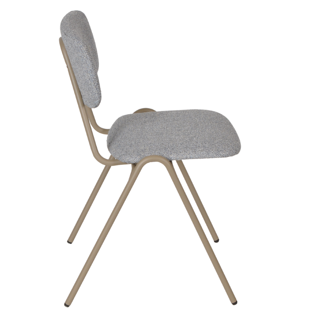 Floris schoolstoel blauwe stoffering - Afbeelding 2