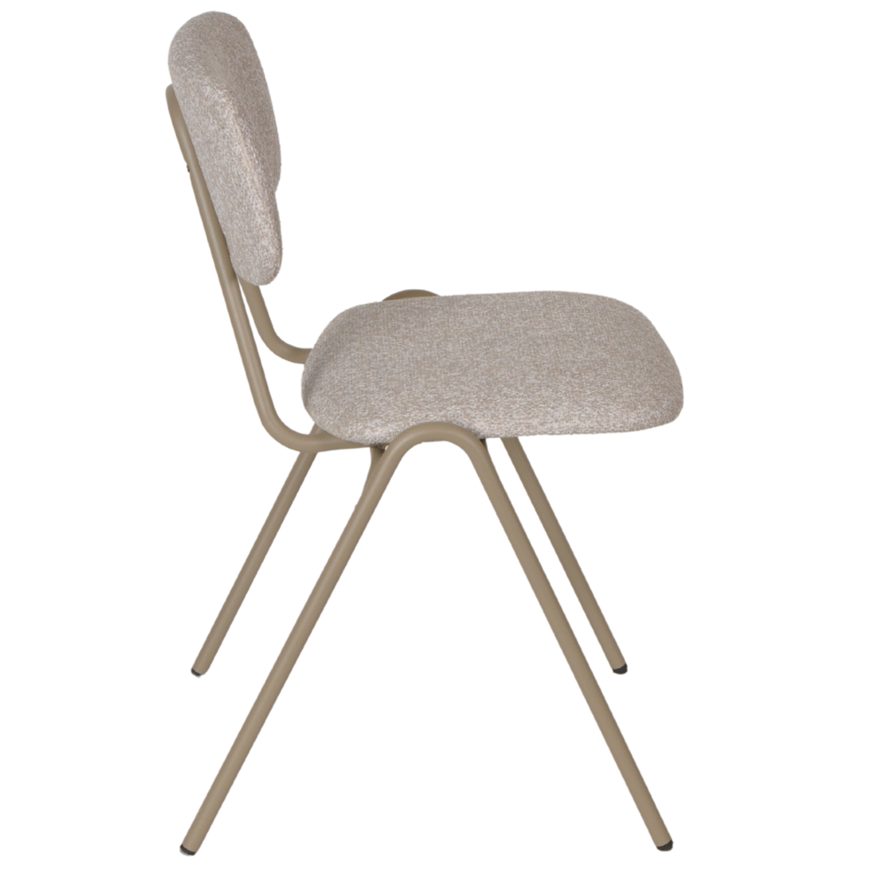 Floris schoolstoel zand stoffering - Afbeelding 2