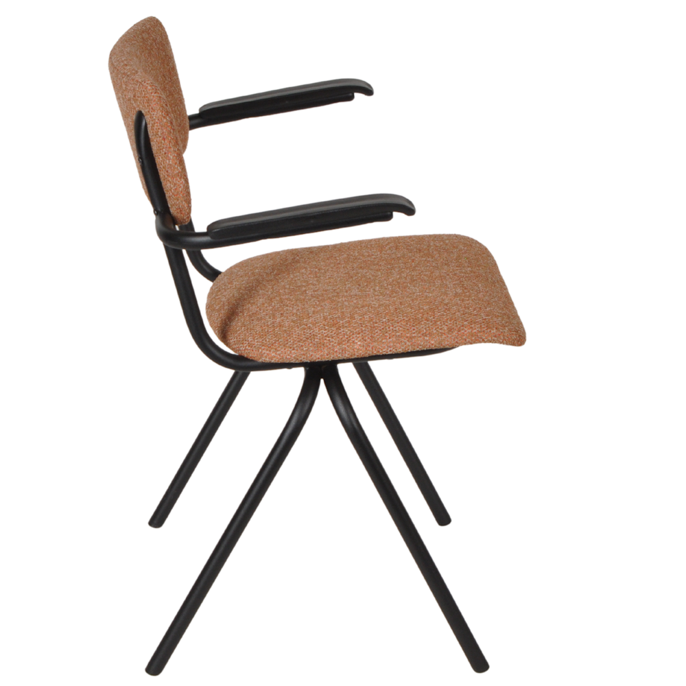 Freddy armstoel oranje stoffering - Afbeelding 3