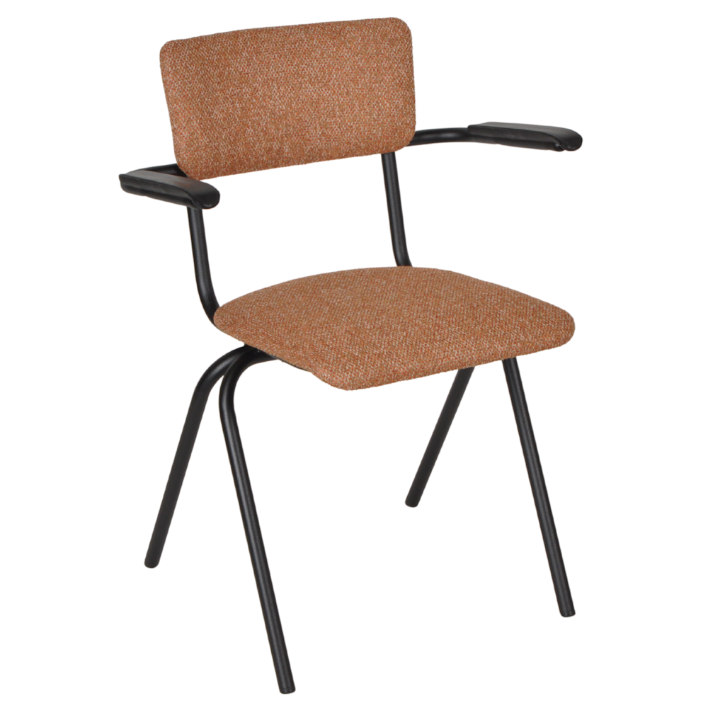 Freddy armstoel oranje stoffering