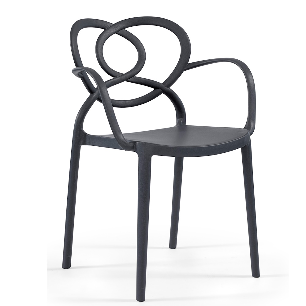 Lovely armstoel antraciet