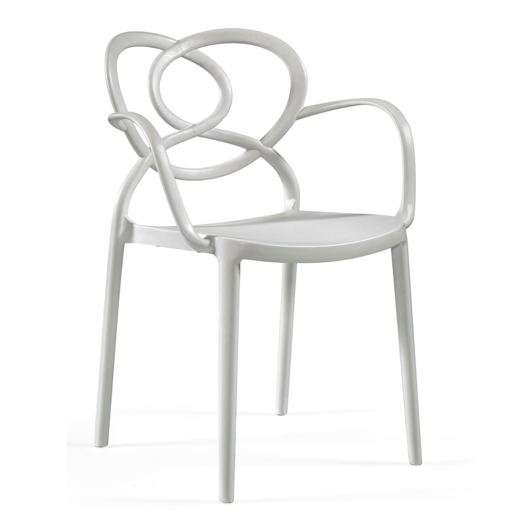 Lovely armstoel lichtgrijs