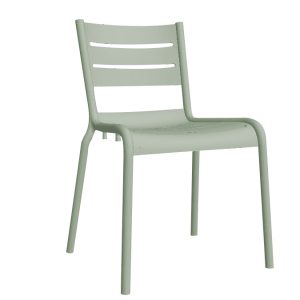 Terrasstoel Dolphin pastel groen kunststof