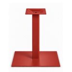 Flat select rechthoek tafelonderstel rood