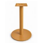 Flat select rond tafelonderstel okergeel